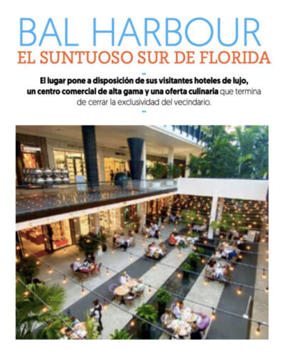 Bal Harbour Cover in Spanish--image of Bal Harbour Shops