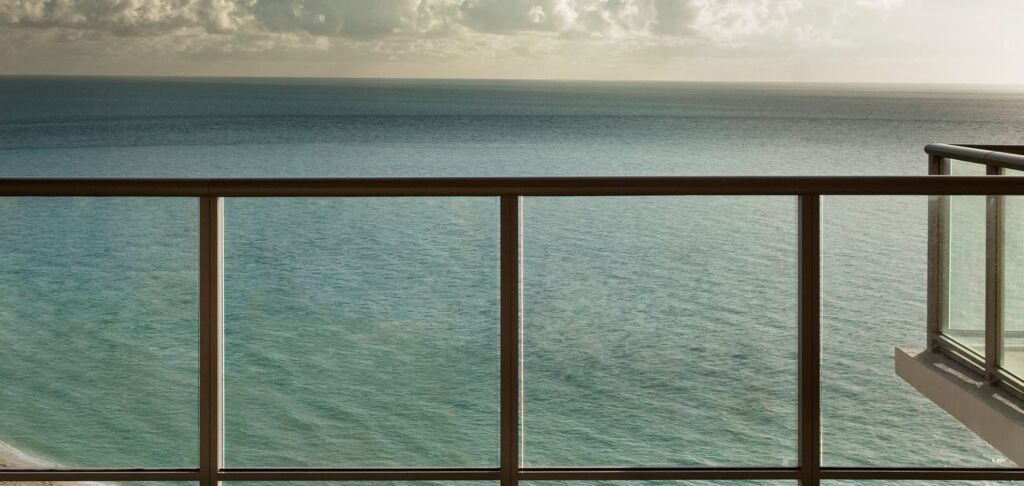 Ocean view from balcony