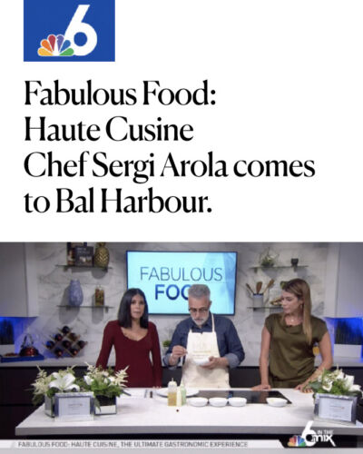 NBC 6 Image of Hosts and Chef in kitchen set