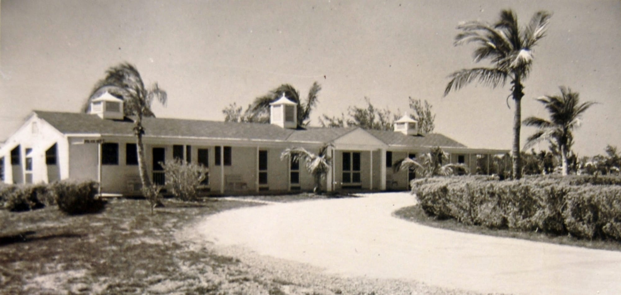 A historic photo of a building in Bal Harbour