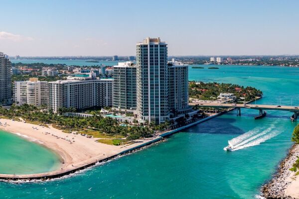 Aerial view of Ritz-Carlton