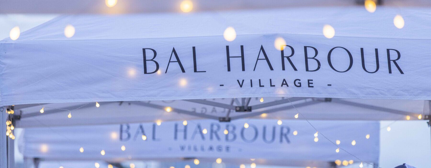 Bal Harbour Tent and lights