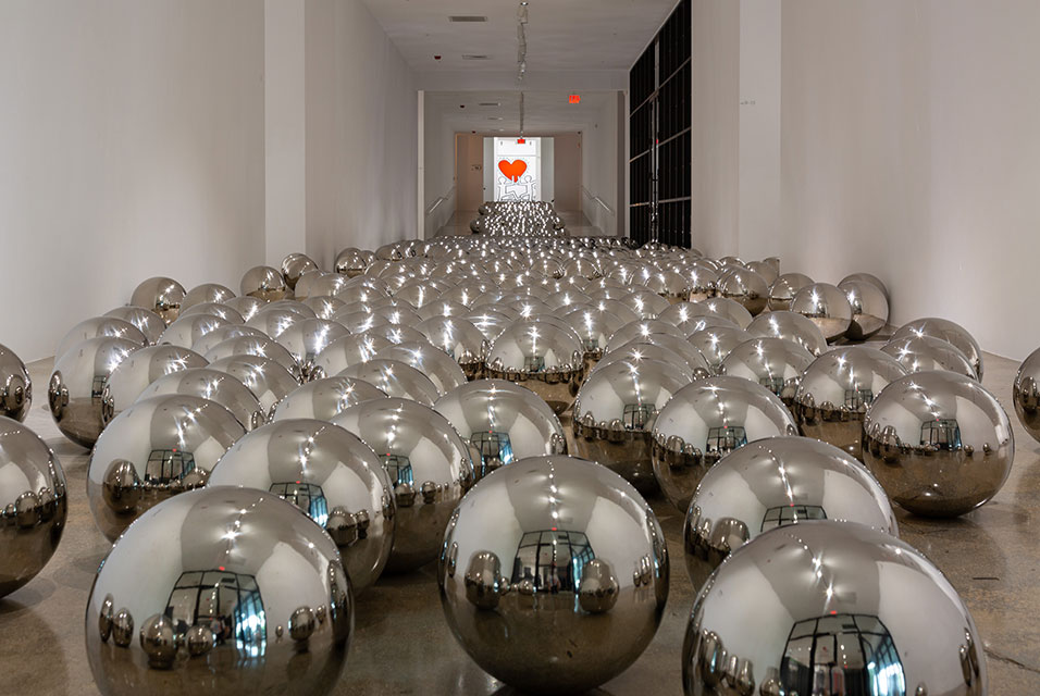 Rubell Museum Images of Sculpture spheres